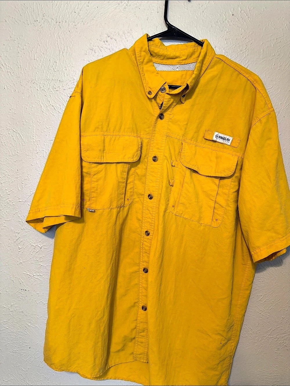 Magellan Men's Yellow Utility Shirt Size XL
